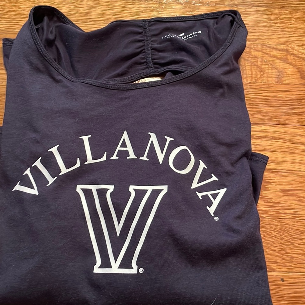 villanova college long sleeve top